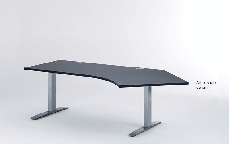 exemplarische Höhenverstellung eines Tisches aus Designprogramm 3