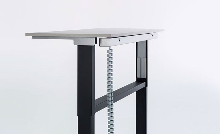 Kabelkanal horizontal (beidseitig abklappbar) und vertikal